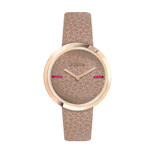 Load image into Gallery viewer, Furla Women's My Piper Brown Dial Calfskin Leather Watch