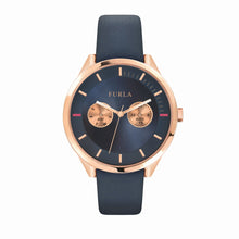 Load image into Gallery viewer, Furla Women's Blue Dial Calfskin Leather Watch