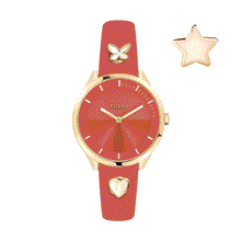 Load image into Gallery viewer, Furla Women's Pin Blue Dial Calfskin Leather Watch