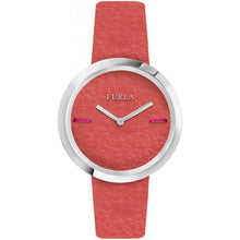 Load image into Gallery viewer, Furla Women's My Piper Orange Dial Calfskin Leather Watch