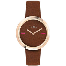 Load image into Gallery viewer, Furla Women's My Piper Brown Dial Calfskin Leather Watch