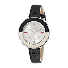 Load image into Gallery viewer, Furla R4251109504 34mm 2H with silver dial black strap